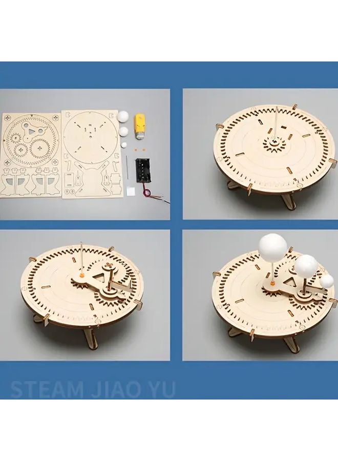 أداة الفضاء محلية الصنع DIY نموذج النظام الشمسي مشروع العلوم الشمسية القمر الأرض - Image 5