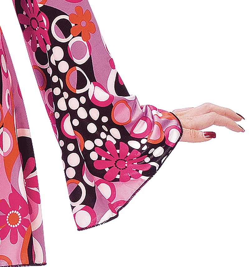 Fun World womens Costumes Feelin' Groovy Plus adult sized costumes, Pink, X-Large XX-Large US - Image 3