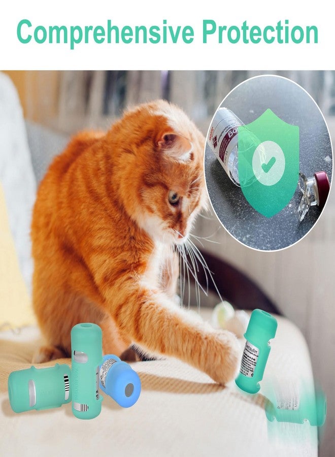 APDTEK علبة حماية قوارير الأنسولين من APDTEK، عبوة من قطعتين، لقوارير الأنسولين القصيرة سعة 10 مل (نوفولوج/هومالوج/هيومولين)، حامل مضاد للكسر، غطاء حماية عملي لزجاجة الأنسولين، مثالي لسفر مرضى السكري - Image 3