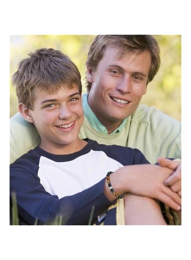 Arabest Cross Bracelet Men Boys Christian Gifts for Teen Boys Stocking Stuffers Son Grandson on Birthday Graduation Easter - Image 2