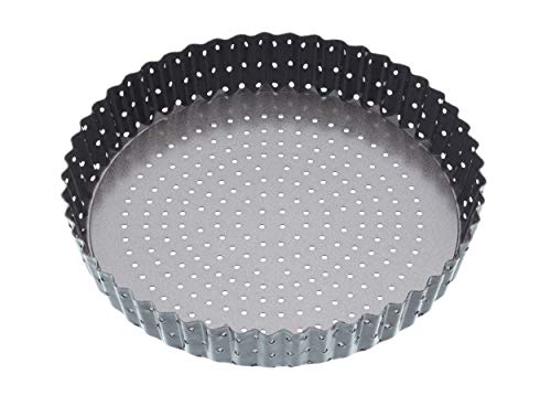 Master Class KitchenCraft MasterClass Crusty Bake Non Stick Pastry/Flan Tin, Grey, 25 cm - Image 1