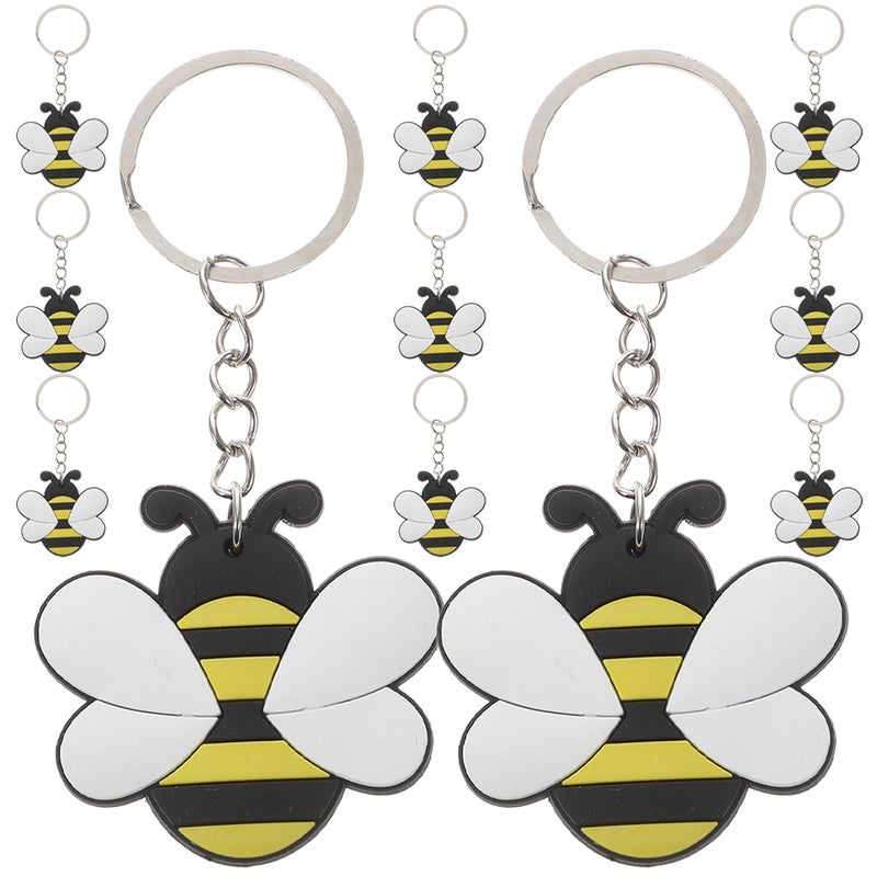 12pcs Cute Keychain Bag Pendants Cartoon Pendant Keychain Hanging Pendant - Image 1