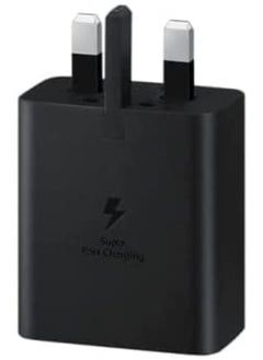 SP 45W Super Fast Charger compatible for Samsung  and all Android Phones 2.0, Wall Charger with Cable (Black)  - Image 3