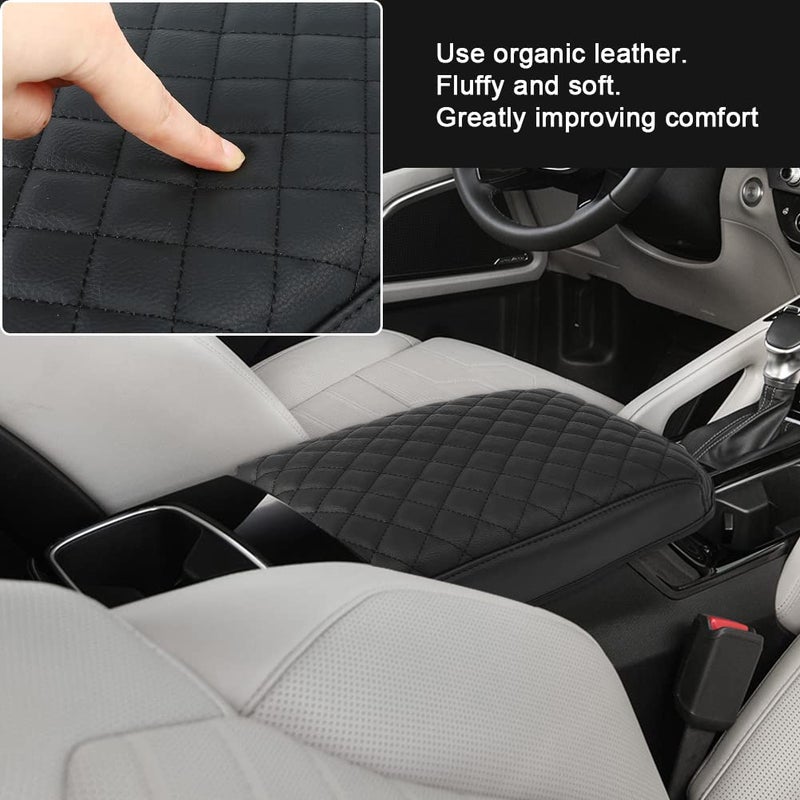 sportuli Center Console Cover Anti-Scratch Leather Armrest Cushion Compatible with 2020 2021 2022 2023 2024 Kia Telluride Accessories (Black) - Image 5