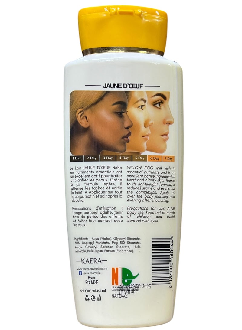 Jaune D’Oeuf Egg Yolk 7Days Lightening Body Lotion 450ml - Image 3