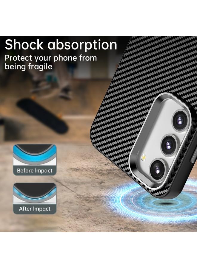 S-TOP Case For Samsung Galaxy S23+ 5G Carbon Fiber Series IMD Phone Case - Image 3