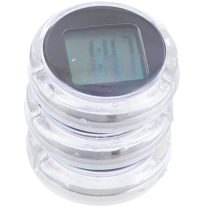 3pcs Mini Motorcycle Clocks Stick- Digital Clock for Motorcycle Car - Image 1