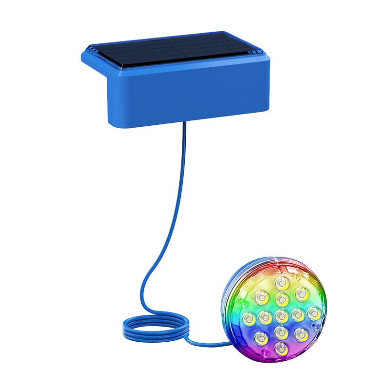 Solar Underwater Pool Lights IP68 Waterproof LED Pond Light RGB Color Changing - Image 1