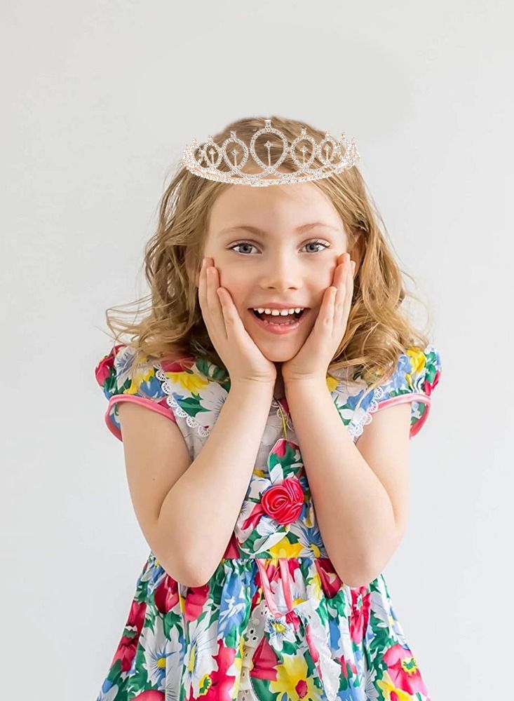 MARGOUN تاج ماسي مزين بالأحجار الكريمة لوازم حفلات عيد ميلاد الفتيات إكسسوارات زينة شعر النساء - Image 5