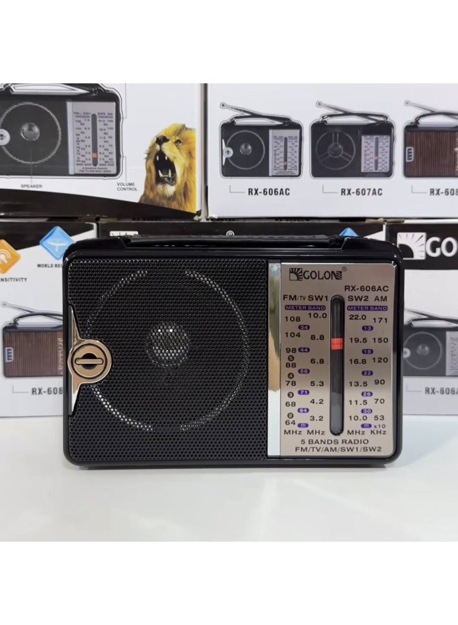 Golon AM/FM/TV/SW1-RADIO *High Sensitivity *Ac:220V/50Hz Batteries Not Included - Image 1