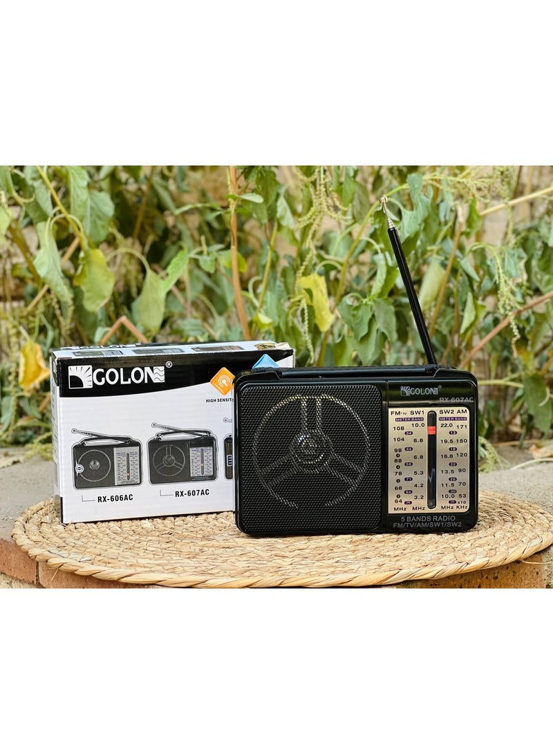 Golon AM/FM/TV/SW1-RADIO *High Sensitivity *Ac:220V/50Hz Batteries Not Included - Image 3