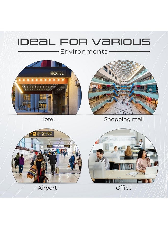 Robustt Wall-Mounted V/N/M Fold Paper Hand Towel Dispenser - White (with Adhesive Hooks) | Large Capacity | Durable ABS Material | Water-Resistant | Push Button Lock (Pack of 2) - Image 5