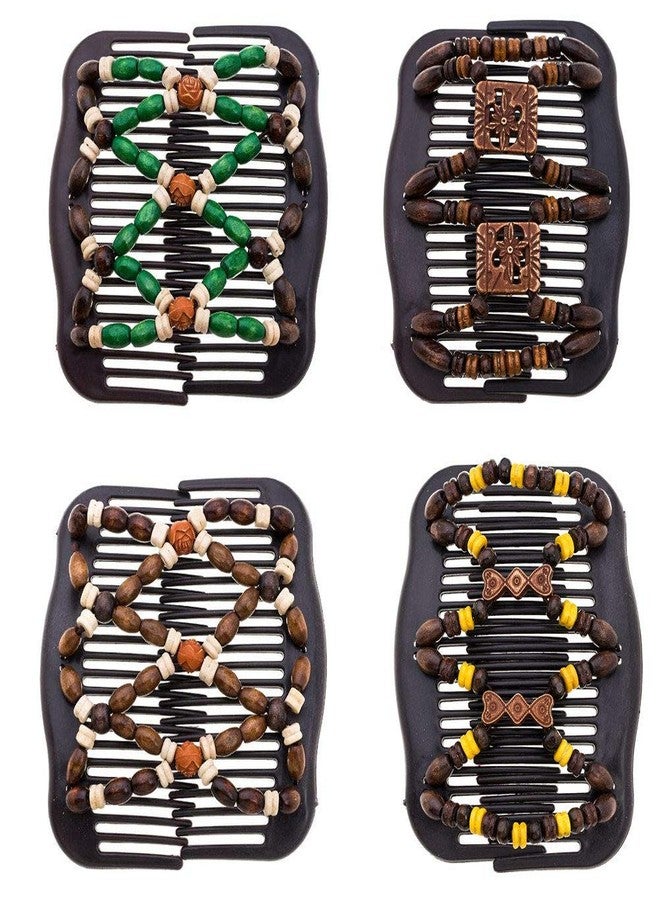 LOVEF Thick Hair Clip Combs for Girls - Best Bun Maker Accessories for Women - Easy Updo, Holds Long and Short Hair - Waterproof (4PCS) - Image 1