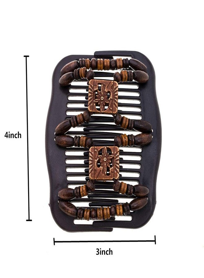 LOVEF Thick Hair Clip Combs for Girls - Best Bun Maker Accessories for Women - Easy Updo, Holds Long and Short Hair - Waterproof (4PCS) - Image 3