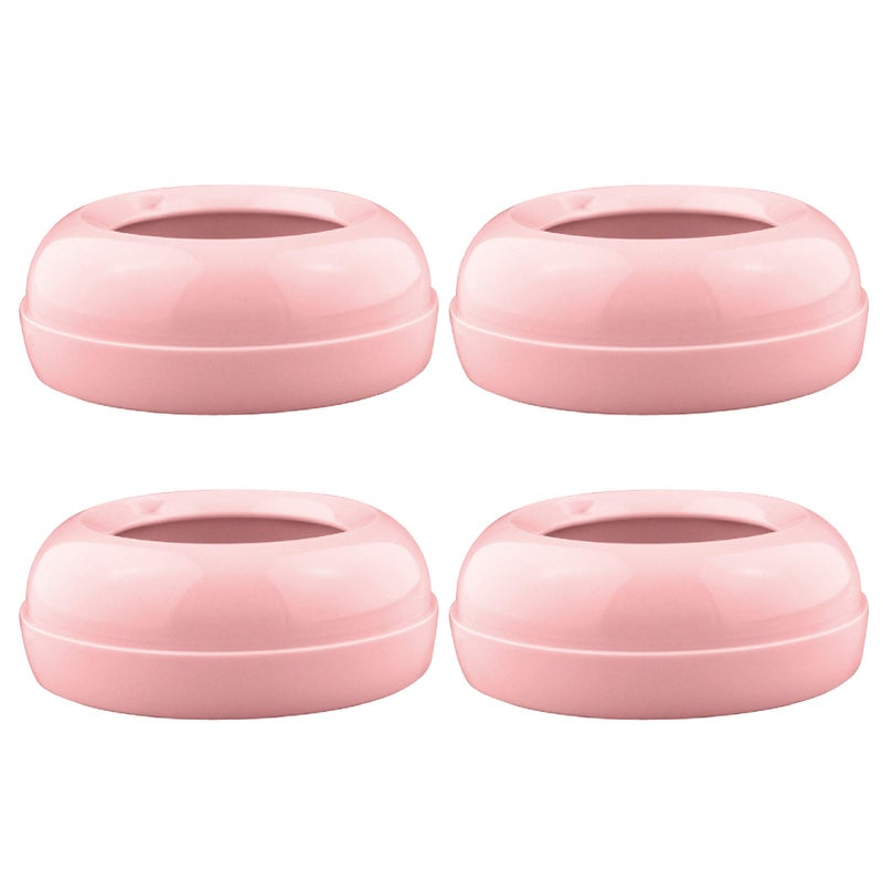 Maymom Replacement Baby Bottle Nipple Rings for Philips Avent Bottle, Compatible Screw Ring Collar for Avent Natural Plastic and Glass Bottles; Not for AntiColi Nipple, BPA-Free, Secure Latch, 4-Pack - Image 1