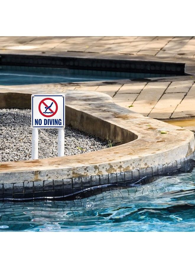 SmartSign "No Diving" Sign ; 10" X 10" Plastic  - Image 4