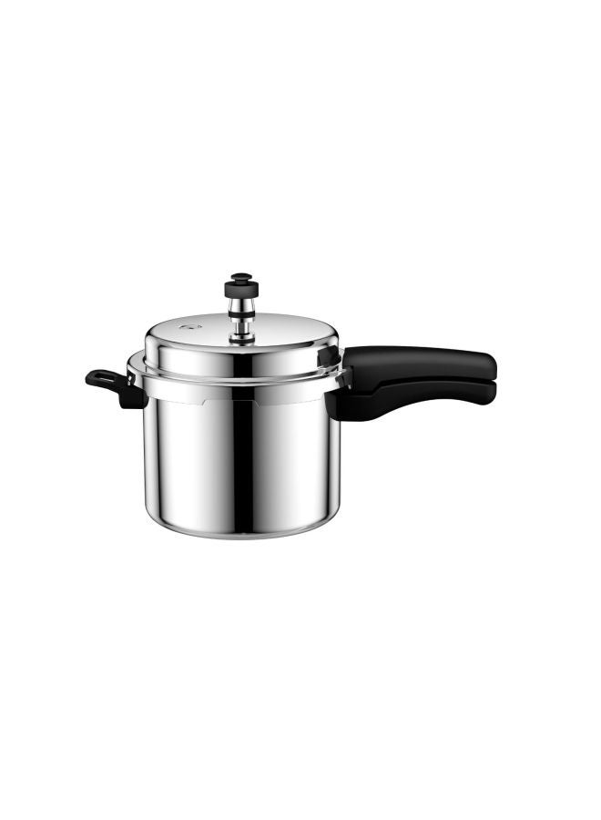 DELCASA Aluminium Pressure Cooker Silver 10Liters - Image 2