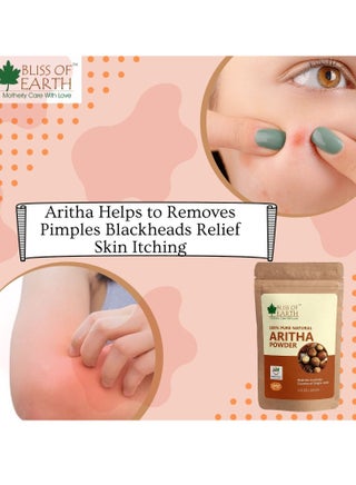 Bliss of Earth Aritha Powder 100g, 100% Pure Natural Soapnut Powder for Hair Wash, Anti-Dandruff, Hair Fall Control, Chemical-Free Herbal Shampoo Alternative - view 5