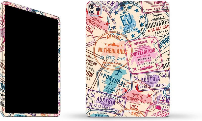 MIGHTY SKINS MightySkins Skin Compatible with Apple iPad Pro 11" M2 4th Gen (2022) Full Wrap Kit - Ive Been Everywhere | Protective, Durable, and Unique Vinyl Decal wrap Cover | Easy to Apply | Made in The USA - Image 1