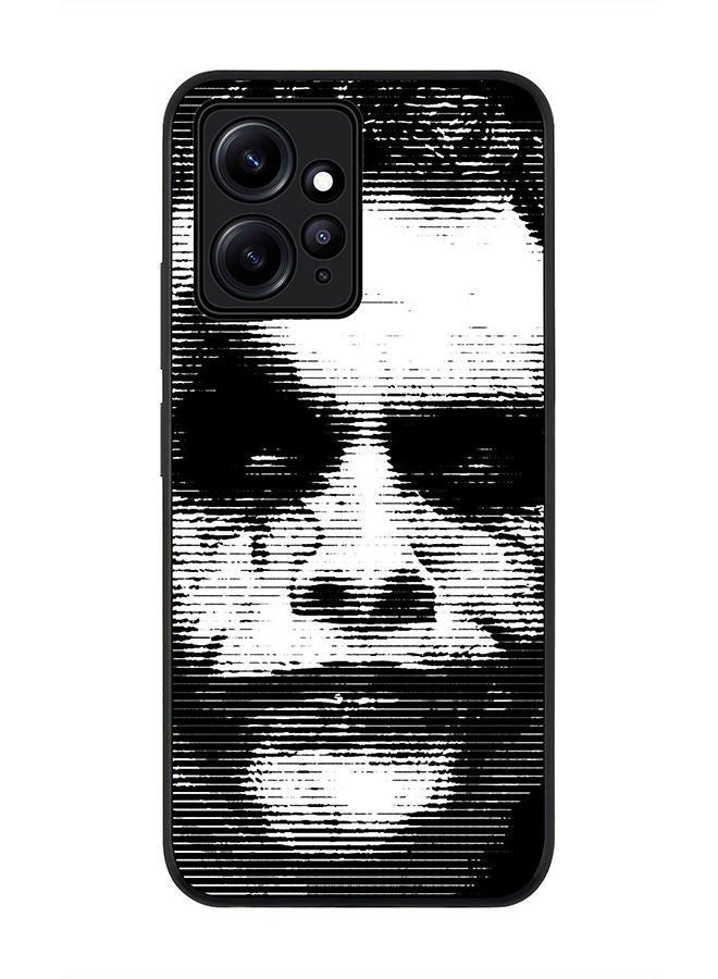 Stylizedd Rugged Black edge case for Redmi Note 12 4G, Slim fit Soft Case Flexible Rubber Edges Anti Drop TPU Gel Thin Cover -  Joker - Image 1