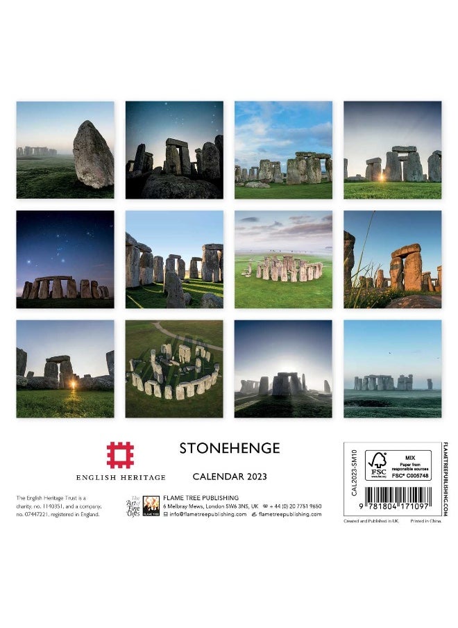 null - English Heritage: Stonehenge Mini Wall Calendar 20 - Image 1