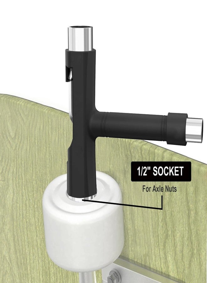 Coeweule Skateboard T Tool, Muti-Function Portable Skateboard Longboard Accessory - Image 5