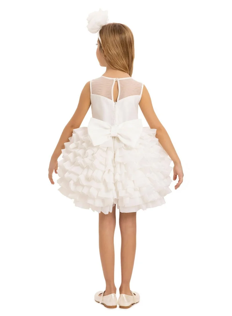 VIA BAMBINO Short Ruffle Tutu Party Dress