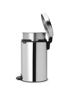 brabantia Soft Closing Stainless Steel Pedal Bin 12 litre with Metal Inner Bucket  - Image 2