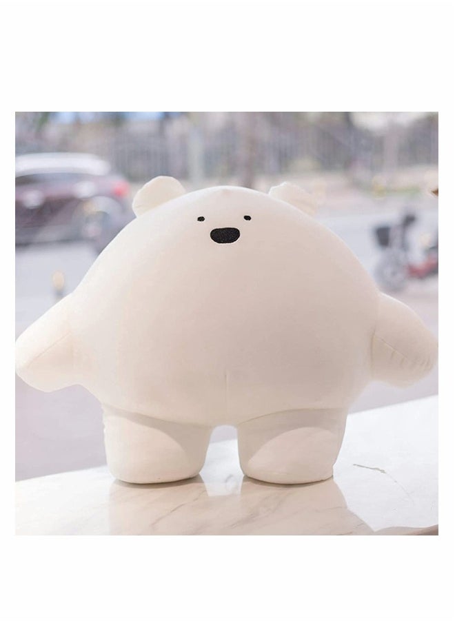 Super Soft 9'' Cartoon Bear Plush Stuffed Animal Body Pillow for Kids -  Hugging Toy Gift for Bedding, Kid's Nap Time - Kawaii Cylindrical Pillows  - Image 3