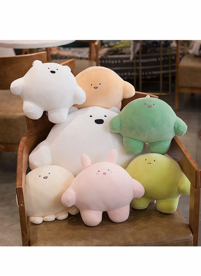 Super Soft 9'' Cartoon Bear Plush Stuffed Animal Body Pillow for Kids -  Hugging Toy Gift for Bedding, Kid's Nap Time - Kawaii Cylindrical Pillows  - Image 2