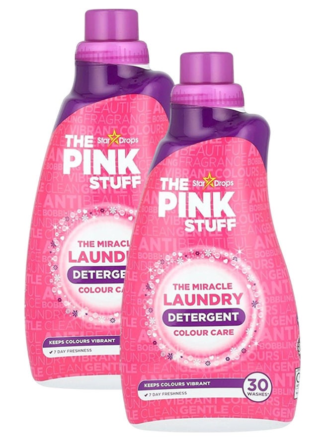 THE PINK STUFF Colour Care Detergent 2x960ml - Image 2
