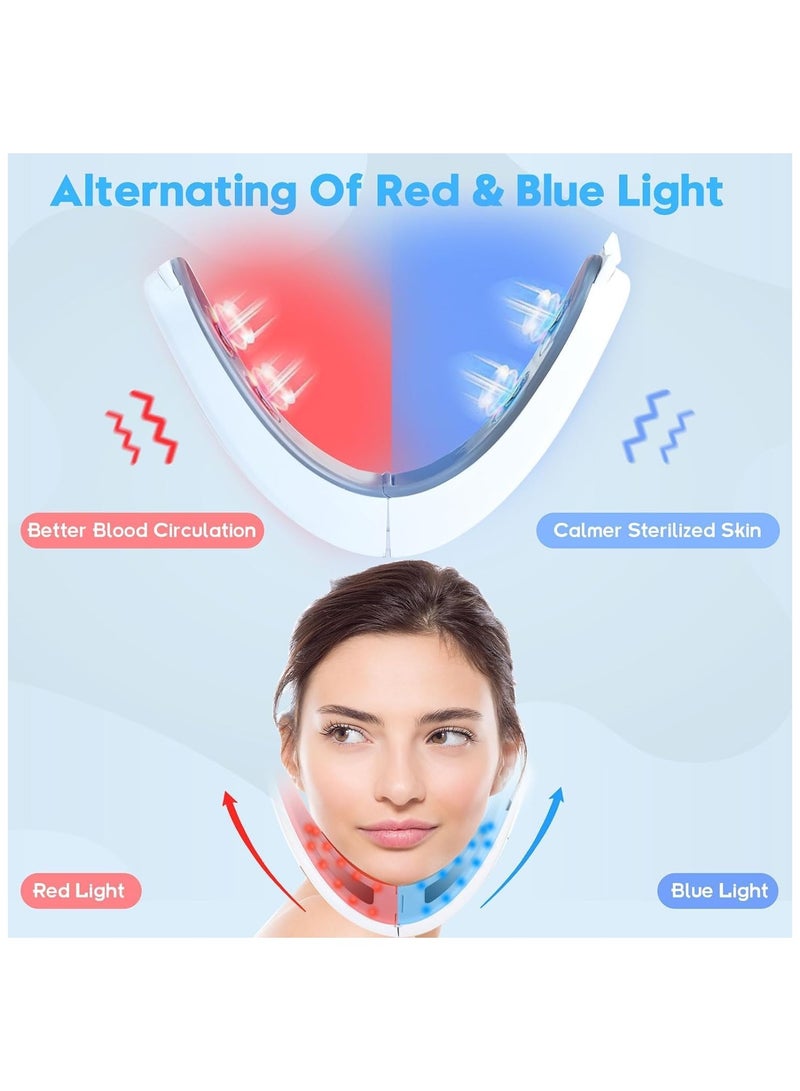 general Facial Slimming V Facial Massager Double Chin Machine 6 Modes 12 Intensity Levels Face Lift Device Intelligent Lifting Firming Saggy Skin Tightening Machine Women Skin Care V-shaped Cheek Lift - Image 2