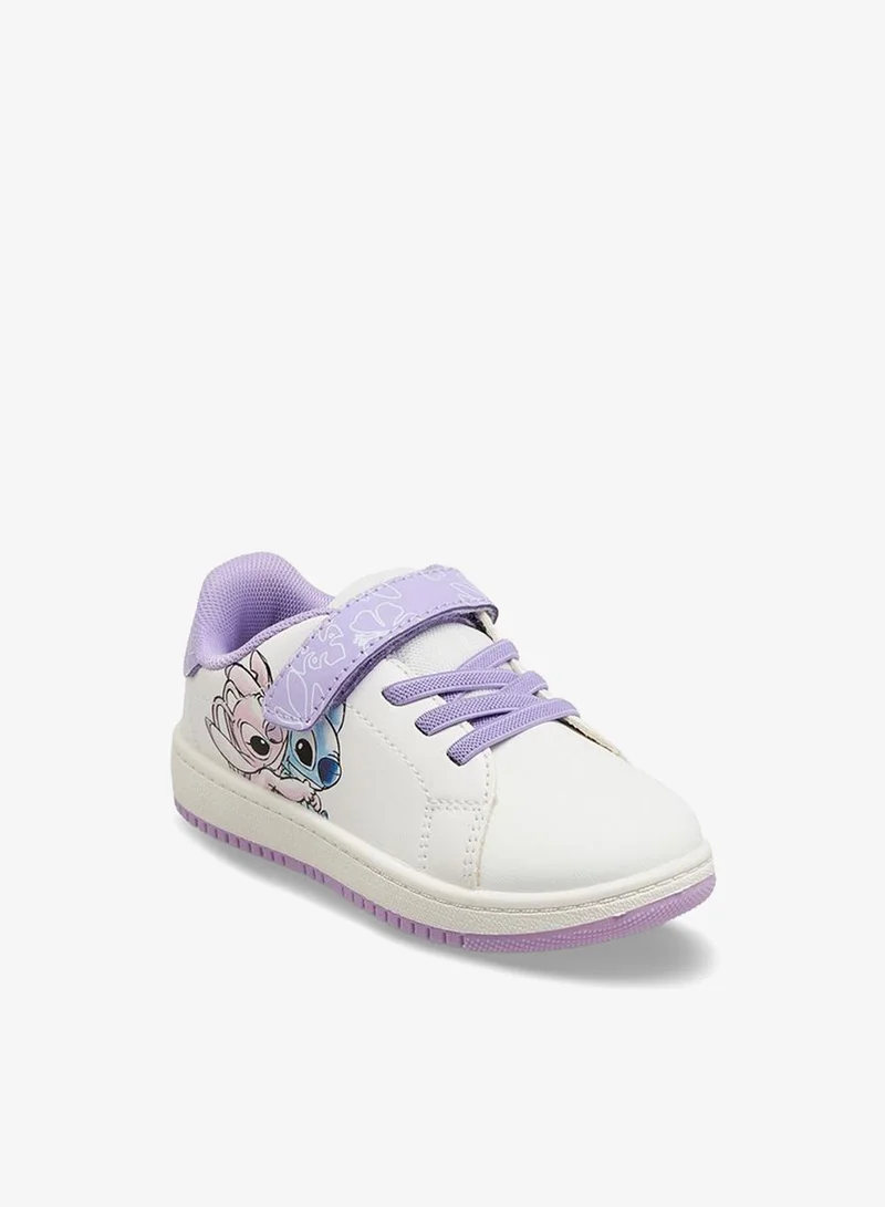 ديزني Girls Hook & Loop Ankle Sneakers