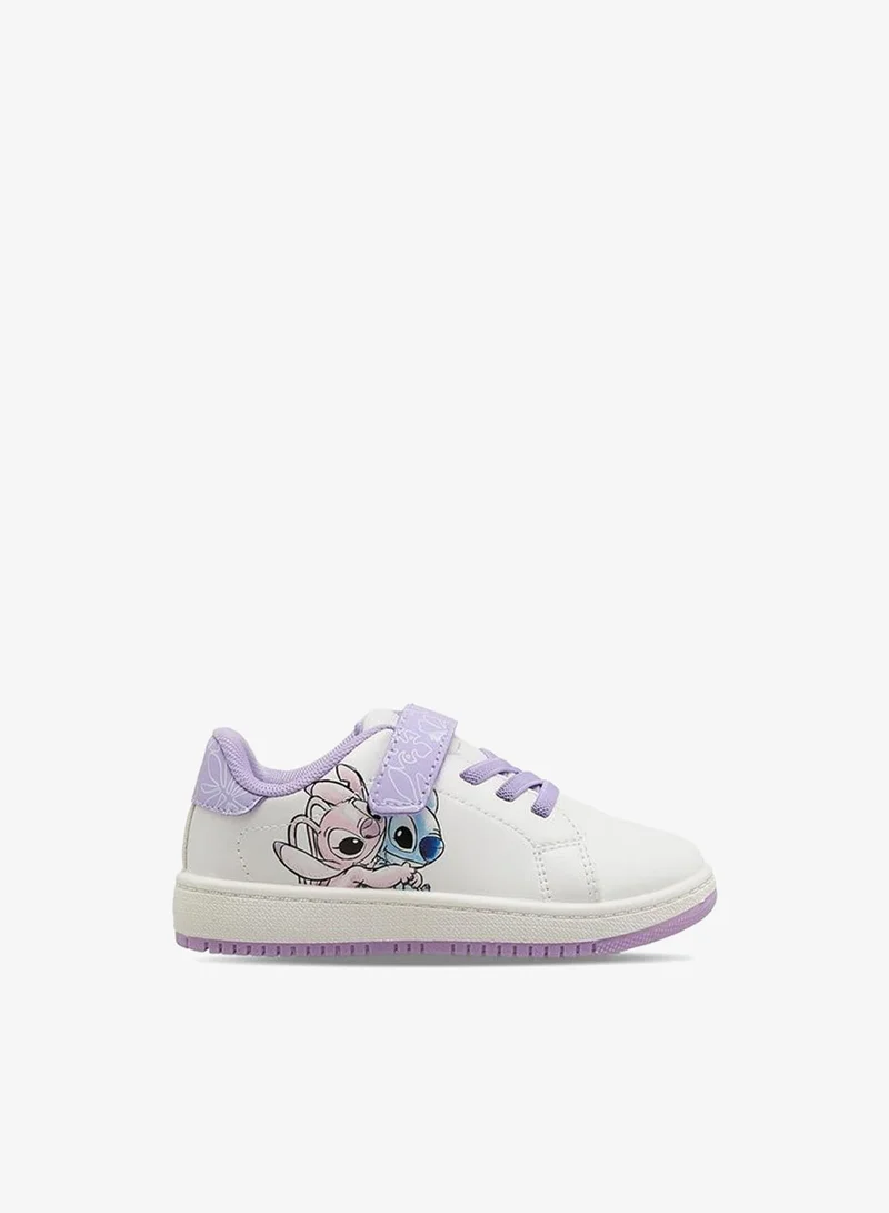 ديزني Girls Hook & Loop Ankle Sneakers