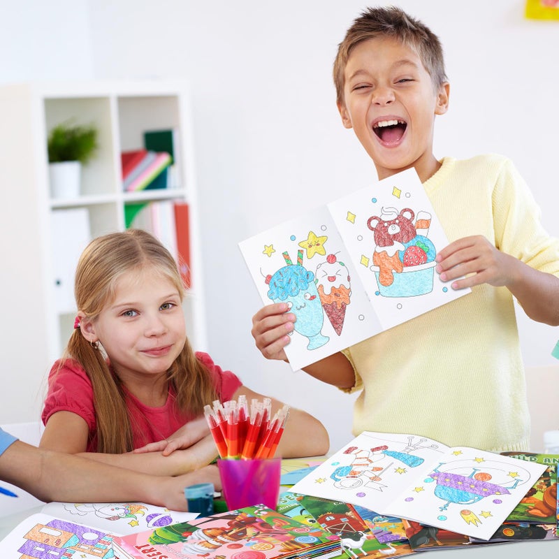 BenLouis Coloring Books Party Favors Bulk Mini Coloring Books for Kids Ages 4-8-12 Small Activity Books For Birthday Party Gifts Goodie Bags Stuffers Classroom Travel Activityï¼ˆ12pcs Colorfulï¼‰ - Image 5