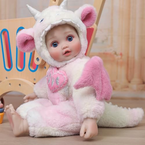 Cloveray Baby Dolls 18inch Large Realistic Cute Soft Body Baby Doll Real Life Baby Dolls with Accessories for 3 Year Old Girls Gifts Pretend Play Collection Love Slogan Design - Image 1