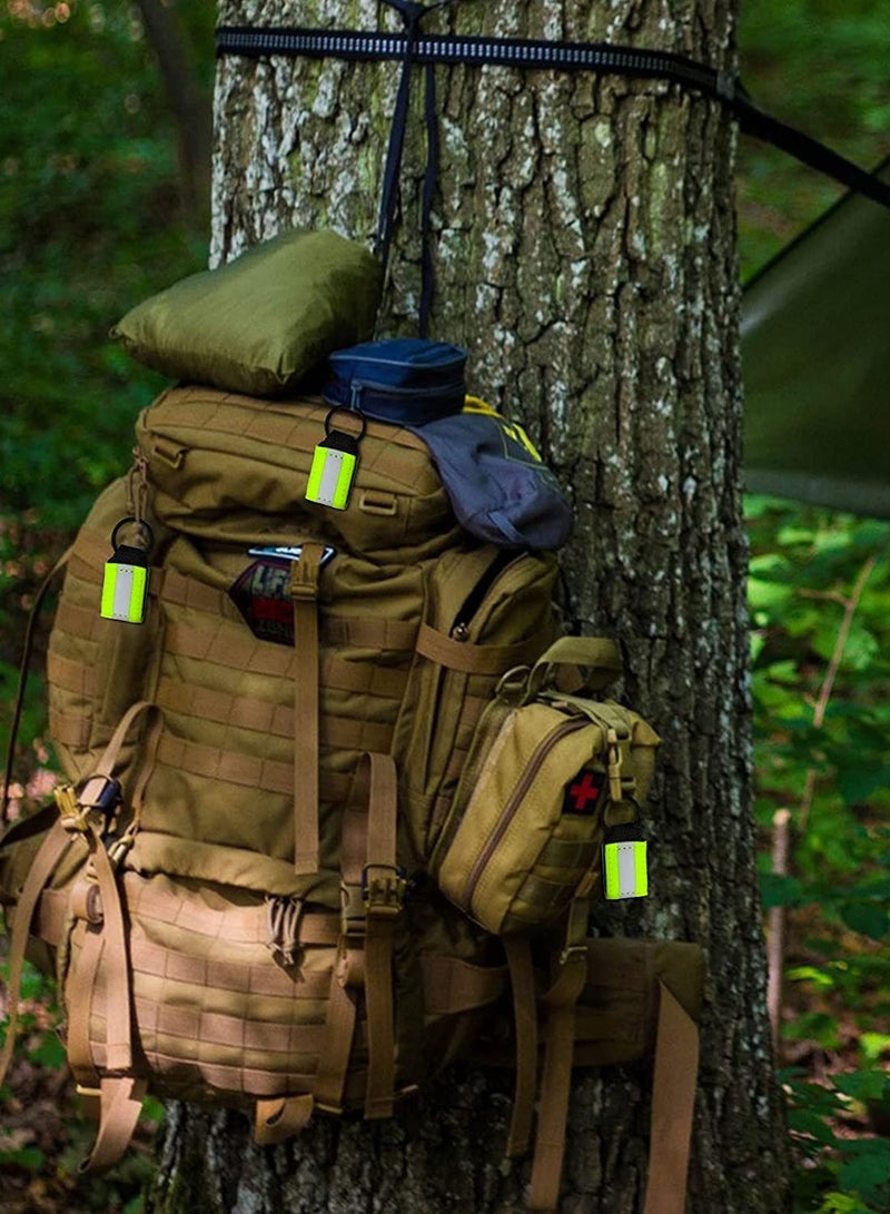 Zikra Keychain Tags, Reflective Zipper Pulls Nylon Bright Tags for First Aid Bag Backpack Pendants for Kids and Adults Dog Collar Zippers Decorations 12 Pieces - Image 3