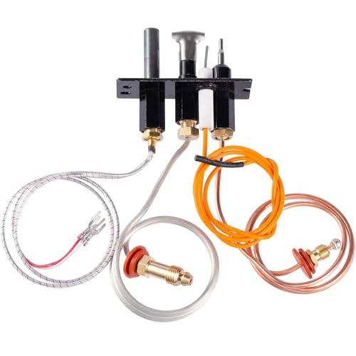 Saiyugty 4021736 485510A Natural Gas NG Pilot Assembly Replacement Part Kit Compatible with Heat N Glo Heatilator Direct Vent Fireplace Quadrafire Gas Fireplace and Stove Parts - Image 1