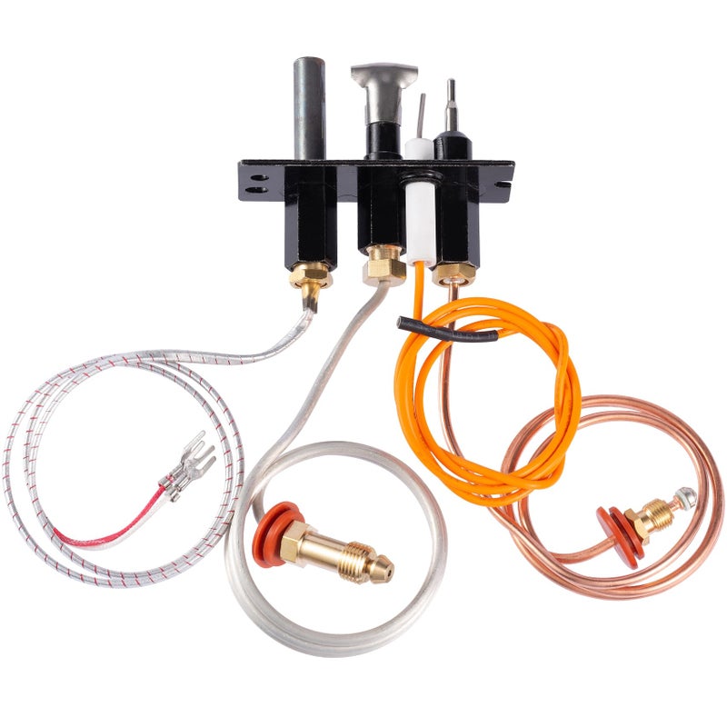Saiyugty 4021736 485510A Natural Gas NG Pilot Assembly Replacement Part Kit Compatible with Heat N Glo Heatilator Direct Vent Fireplace Quadrafire Gas Fireplace and Stove Parts - Image 2