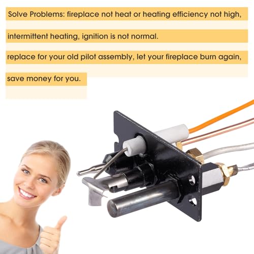 Saiyugty 4021736 485510A Natural Gas NG Pilot Assembly Replacement Part Kit Compatible with Heat N Glo Heatilator Direct Vent Fireplace Quadrafire Gas Fireplace and Stove Parts - Image 3