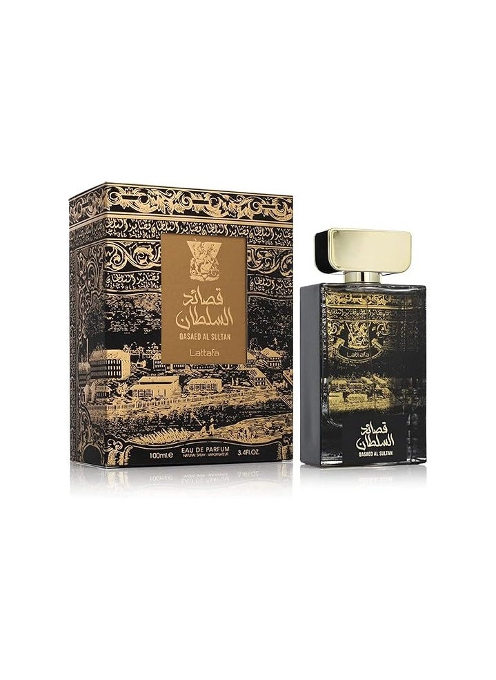Lattafa - Lattafa Qasaed Al Sultan Eau de Parfum for Unisex (100ml) - Image 1