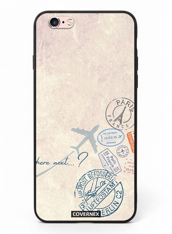 Covernex Apple iPhone 6 Protective Case Cover Printed Featuring Paris And Aviation Stamp - Image 2