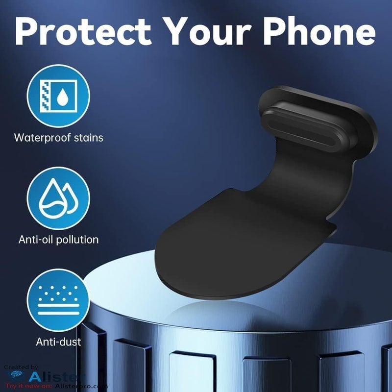 Type C Charging Port Protector Plug for Type C Charging Port Lock Dust and Dirt, Soft Silicone Easy to Use Fits All Devices, 2 Colors | From Generic - Image 2
