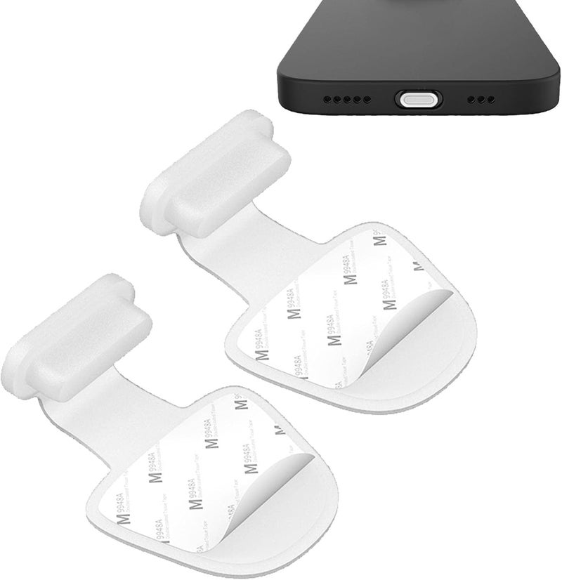 Type C Charging Port Protector Plug for Type C Charging Port Lock Dust and Dirt, Soft Silicone Easy to Use Fits All Devices, 2 Colors | From Generic - Image 1
