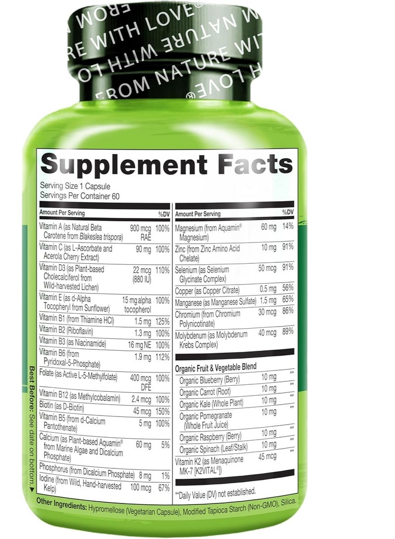 ناتوريلو فيتامينات متعددة يومية للنساء فوق سن الخمسين لدعم انقطاع الطمث، 60 كبسولة، تكفي لمدة شهرين - Image 2