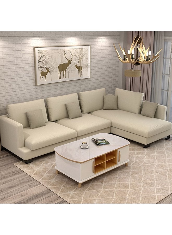 Sofa – Beige Wood