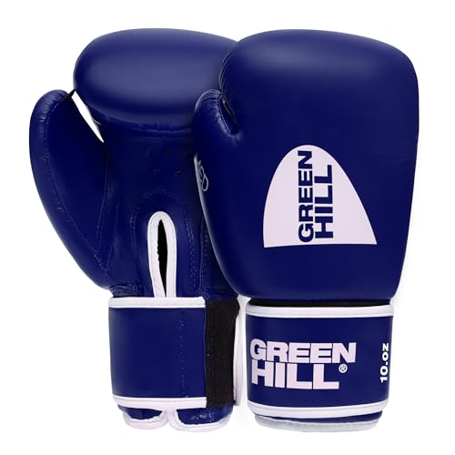Green Hill Boxing Gloves HAMED Without Target Synthetic Leather Training Sparring Gloves with Wrist Support - Image 1
