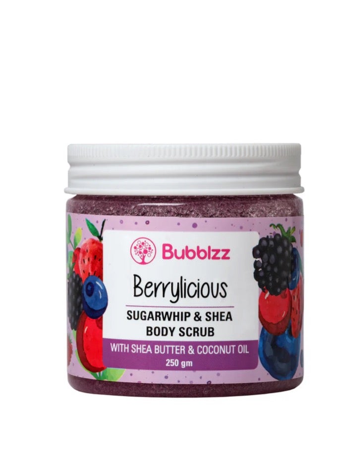 Bubblzz Berrylicious Body Scrub 250gm 