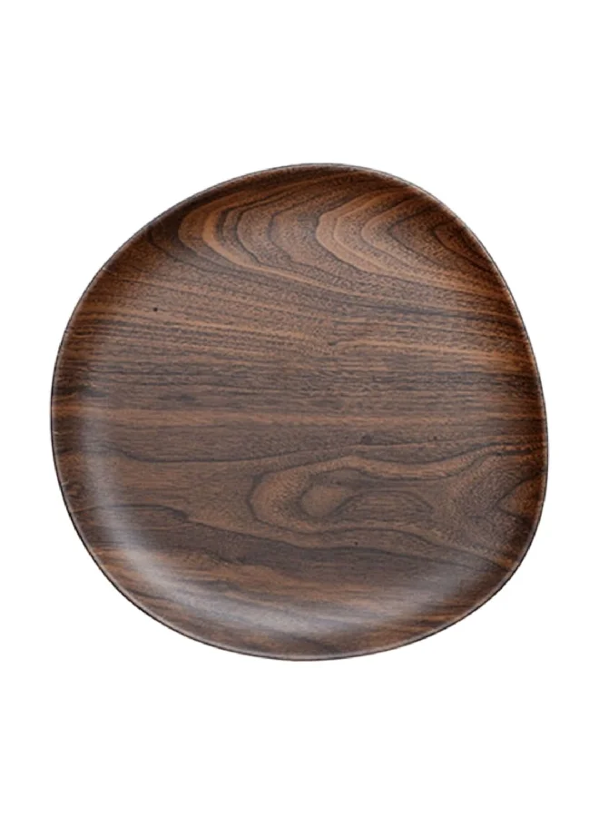 PARFAIT Elegant and Durable Bamboo Fibre Dining Plate Brown 25 cm BB22306BF