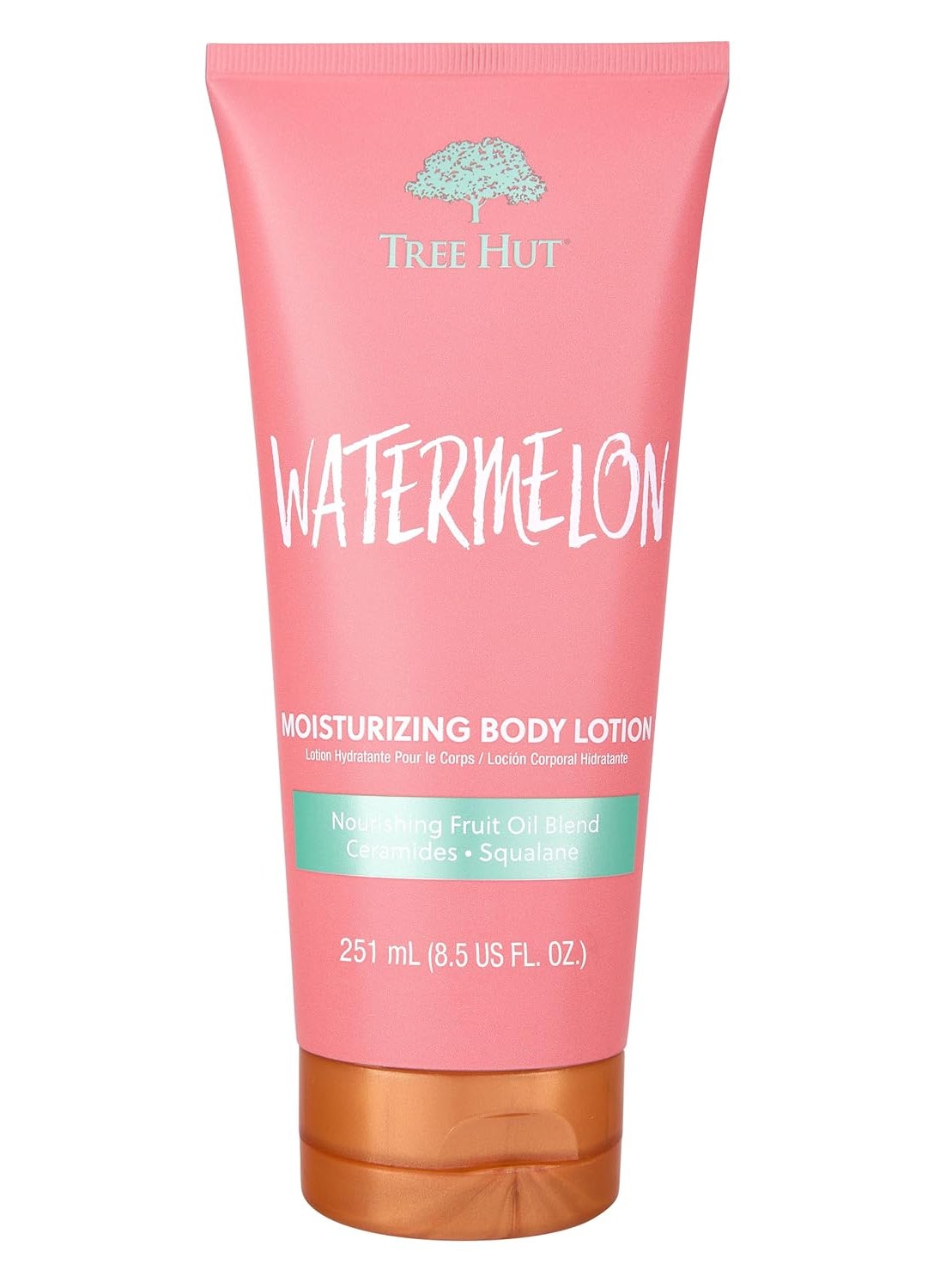 Tree Hut Tree Hut Watermelon Moisturizing Body Lotion  Ceramide and Squalene Formula Helps Protect Skin  Longlasting Hydration Leaves Skin Feeling Soft  Moisturized  85 fl oz 